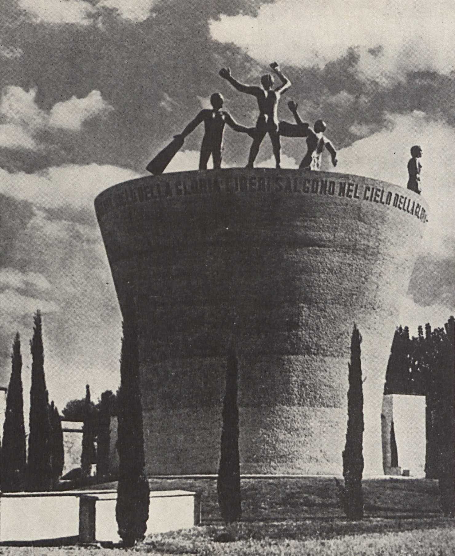 Архитектор П. Боттони Мавзолей в память борцов Сопротивления. Болонья. 1959